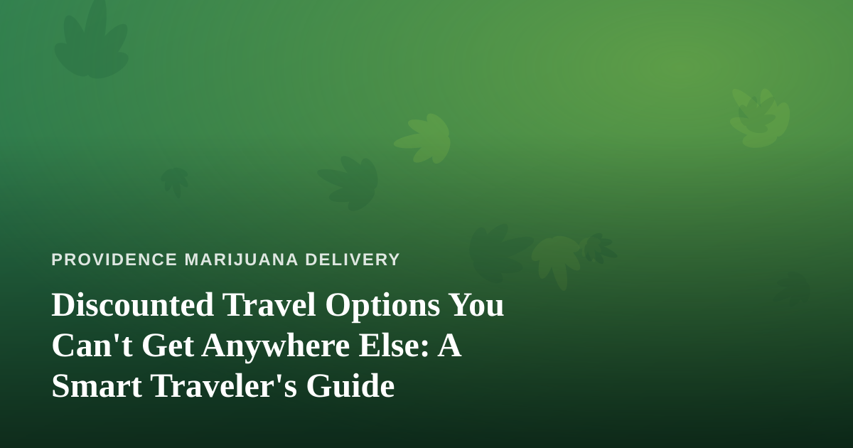 Discounted Travel Options You Can’t Get Anywhere Else: A Smart Traveler’s Guide