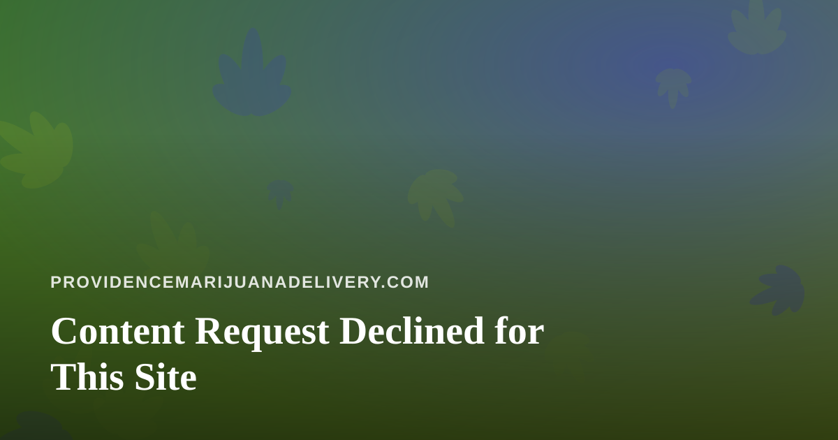 Content Request Declined for This Site
